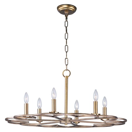 Maxim Helix-Single-Tier Chandelier 24739BZF